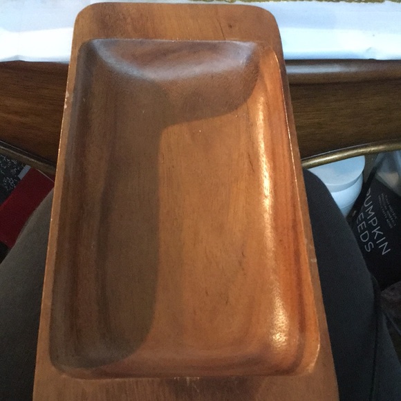 Wooden snack trays, set of two - Picture 4 of 4